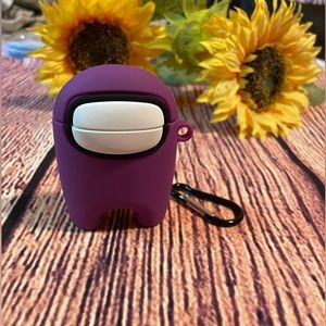Purple Among Us Apple Airpods 2nd Generation Cover Case